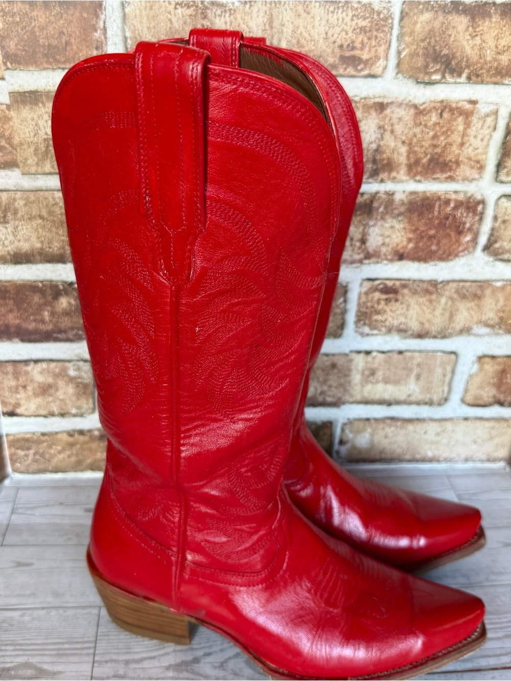 Tecovas Red CUSTOM PAINTED annie’s